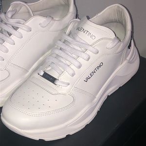 White men valentino sneakers